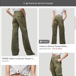 ISO FRAME Le Service Trouser